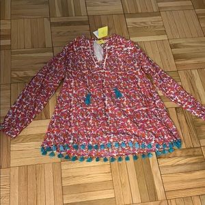 Beautiful Roller Rabbit Top/Tunic/Coverup